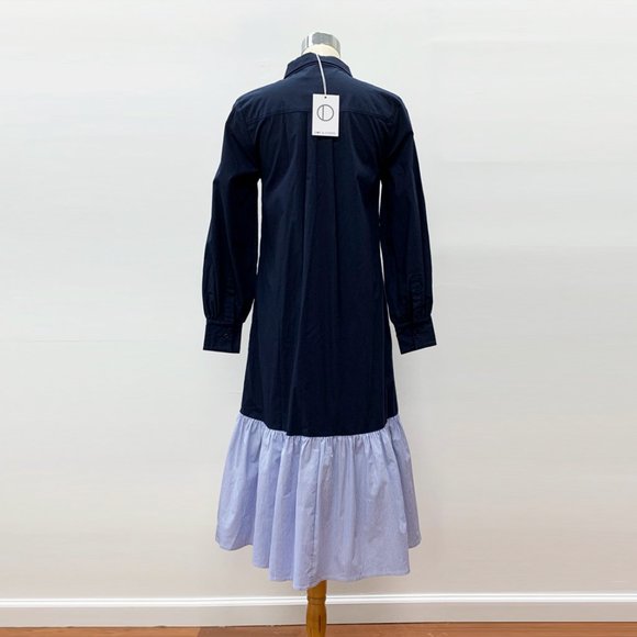 Stripe Button Down Shirt Dress (Dot & Stripe) - Picture 4 of 4